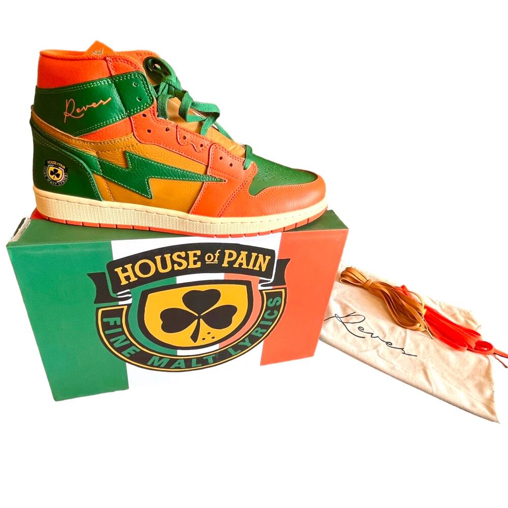 Reves Paris Hi Sneaker Kiy 85 Air Sport House of Pain Shoe Size 15 Laces Box New